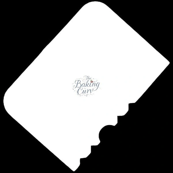 The Baking Curv 4pcs Side Scraper Set – Patterned Edge Cake Cream & Icing Smoother