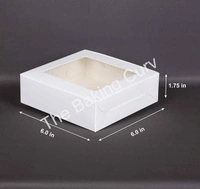 The Baking Curv 4 Pcs Brownie Box - Pack of 10