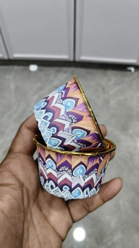 The Baking Curv 5040 Pet Cup Rangeela Edition Cupcake Without Lid (Pack of 50)