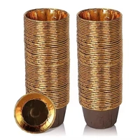 Muffin Cup with Lid (6040) (Pack of 100) - 60x40mm, Brown