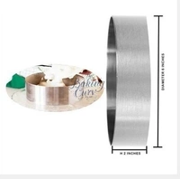 The Baking Curv 6x2 Inch Round Cake Ring – Stainless Steel Cheesecake and Dessert Mold