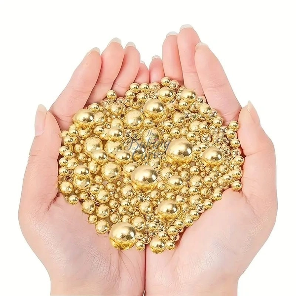 The Baking Curv Golden Sprinklers Mix Size (Imported Super Quality) 500Gms - 500 Gms