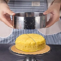 The Baking Curv 8x2 Inch Round Cake Ring – Stainless Steel Cheesecake and Dessert Mold