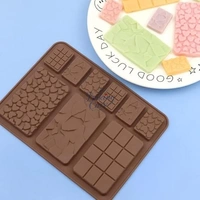 The Baking Curv 9-Cavity Silicone Chocolate Bar Mould – Non-Stick & Flexible Tray for Homemade Candy & Desserts