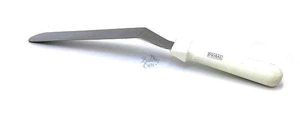 The Baking Curv Angular Knife – 10 Inch Stainless Steel Blade for Precision Cake Decorating