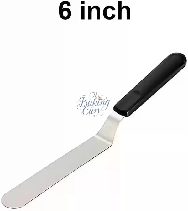 The Baking Curv Angular Knife – 6 Inch Stainless Steel Blade for Precision Cake Decorating