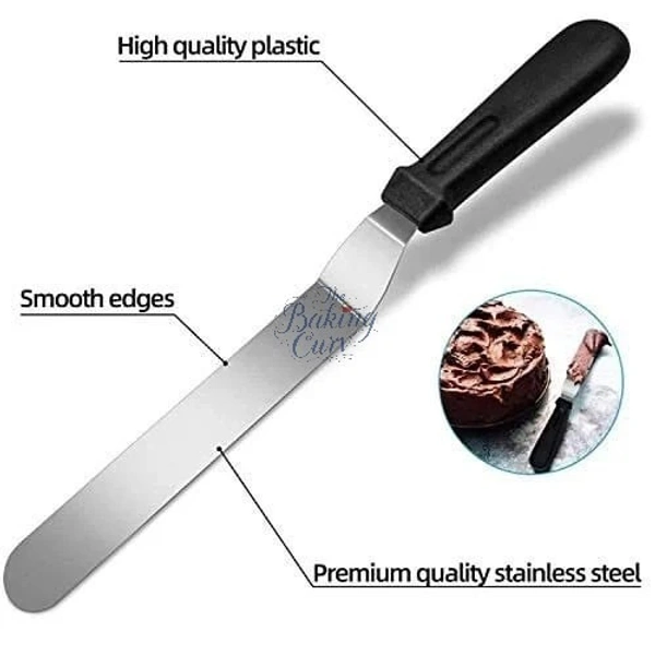 The Baking Curv Angular Knife – 8 Inch Stainless Steel Blade for Precision Cake Decorating