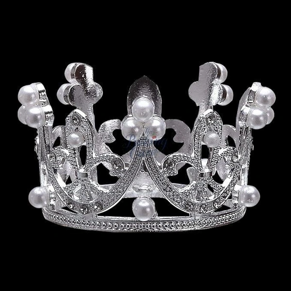 The Baking Curv Baby Crown Silver |Tiara Crown