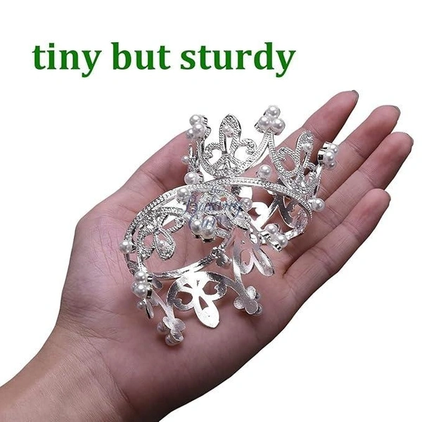 The Baking Curv Baby Crown Silver |Tiara Crown