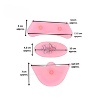 "Baby Booties Fondant Cutter Set – 3 Pcs Shoe Molds for Cake Decorating & Baby Shower Cakes"