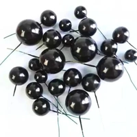Faux Ball Black – Decorative Balls for Cakes, Crafts & Festive Decor