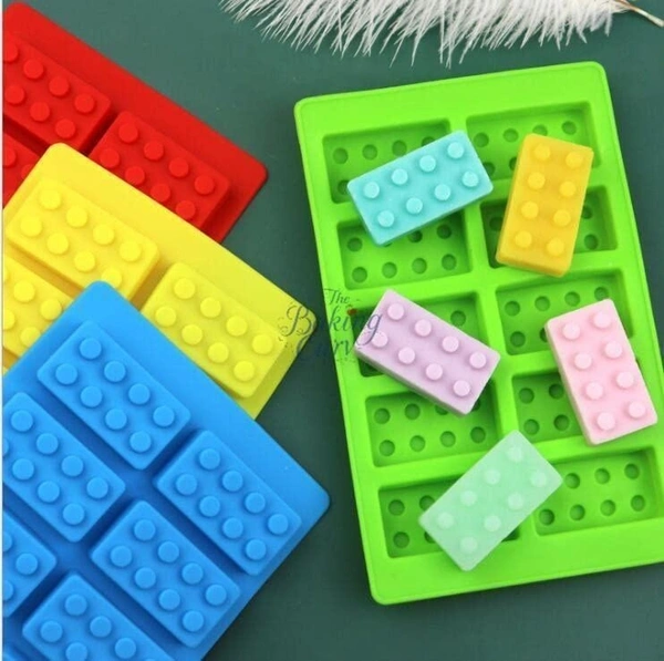 The Baking Curv Building Block Lego Silicone Mould Chocolate Wax Soap