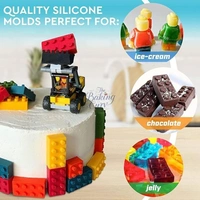 The Baking Curv Building Block Lego Silicone Mould Chocolate Wax Soap