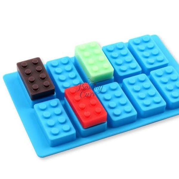 The Baking Curv Building Block Lego Silicone Mould Chocolate Wax Soap
