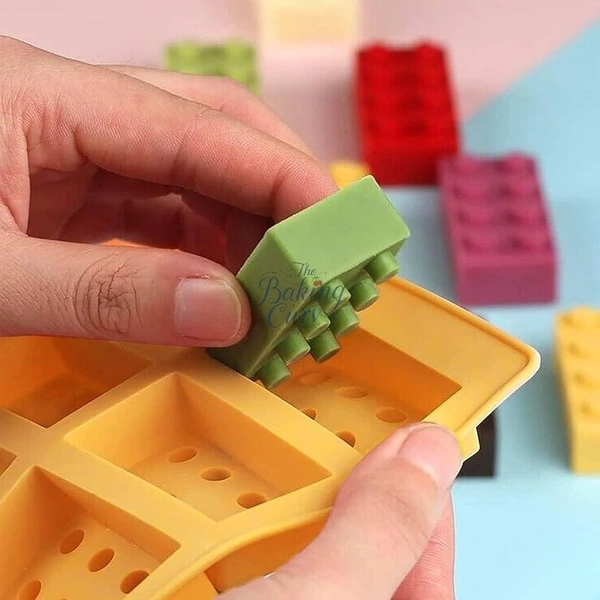 The Baking Curv Building Block Lego Silicone Mould Chocolate Wax Soap