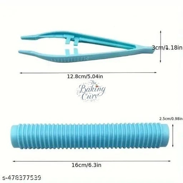 The Baking Curv Smock and Rib Cutter Tool – Fondant & Gum Paste Cutter for Cake Decorating Textures