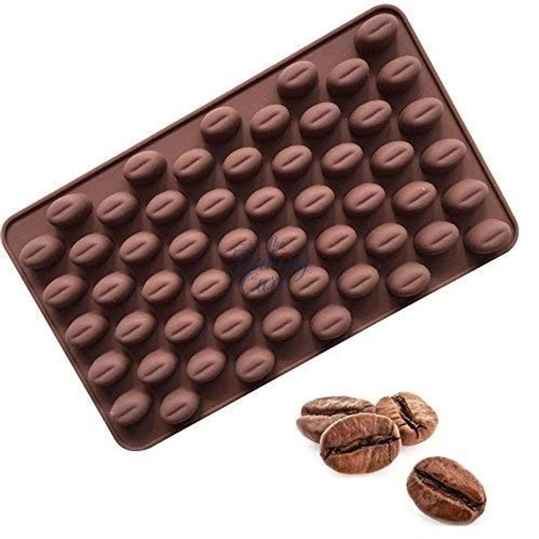 The Baking Curv Coffee Bean Silicone Chocolate Mould – Non-Stick Tray for Mini Candy, Decorations & Edible Garnish