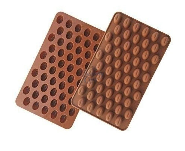 The Baking Curv Coffee Bean Silicone Chocolate Mould – Non-Stick Tray for Mini Candy, Decorations & Edible Garnish