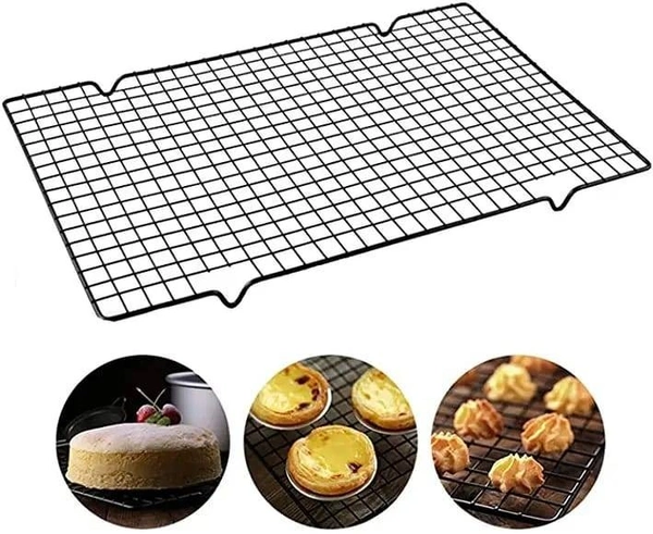 The Baking Curv Stainless Steel Cooling Rack for Baking – Wire Grid for Cakes, Cookies, and Breads