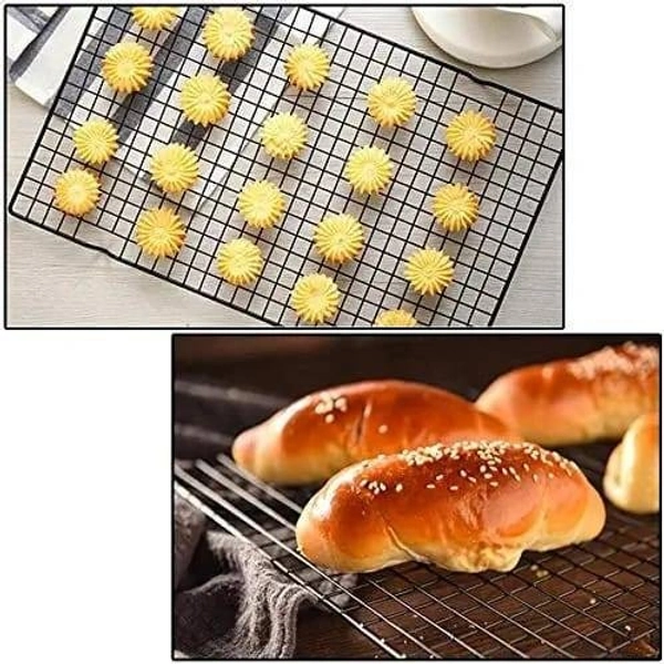The Baking Curv Stainless Steel Cooling Rack for Baking – Wire Grid for Cakes, Cookies, and Breads
