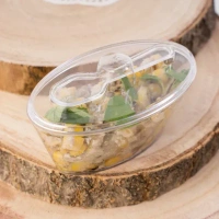 THE BAKING CURV MOOUSE CUP OVAL SMALL WITH SPOON (DK-146) - PACK OF 12