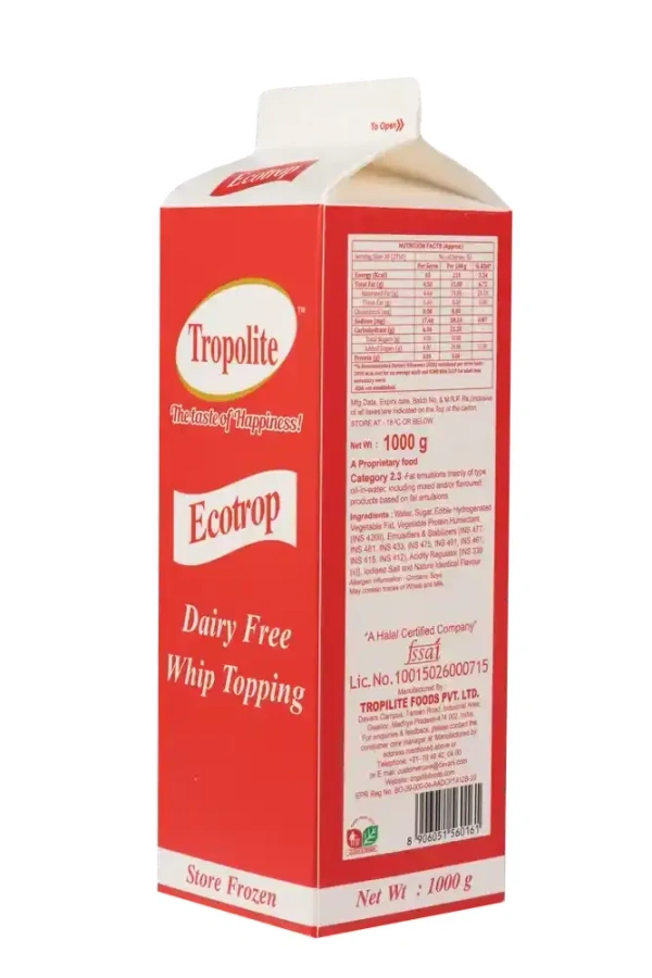 TROPOLITE ECOTROP WHIPPING CREAM