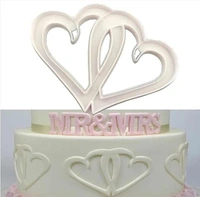 The Baking Curv Entwined Heart Fondant Cutter – Plastic Embosser & Mould for Cake Decorating