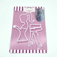 The Baking Curv Fashion Girl Fondant Cutter – Stylish Cake Decorating Tool for Baking & Themed Parties