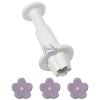 "Flower Blossom Plunger Cutter Set – Pack of 4 Floral Fondant & Cookie Cutters"