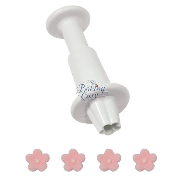 "Flower Blossom Plunger Cutter Set – Pack of 4 Floral Fondant & Cookie Cutters"