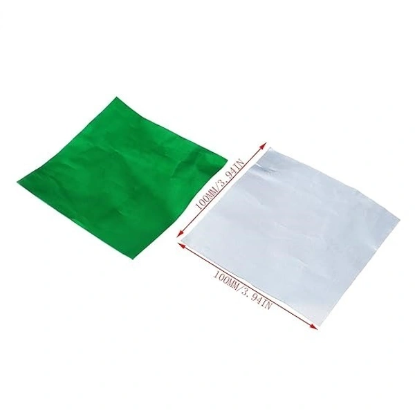 The Baking Curv Multi-Colour Foil Wrappers – Chocolate & Candy Wrapping Sheets for Gifting & Packaging Cut foil (Pack of 200)