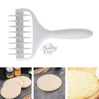 The Baking Curv Pizza Dough Docker – Heavy-Duty Tool for Preventing Bubbles in Pizza, Pie & Pastry Crusts