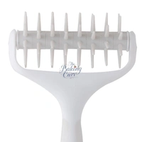 The Baking Curv Pizza Dough Docker – Heavy-Duty Tool for Preventing Bubbles in Pizza, Pie & Pastry Crusts