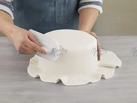 The Baking Curv Fondant Smoother Tool – Easy-Glide Polisher for Even Finishing on Cakes, Fondant & Sugar Paste