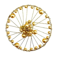 The Baking Curv: Pearl Crown Cake Topper - Elegant Non-Edible Decoration for Weddings & Special Occasions