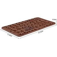 The Baking Curv Happy Birthday & Full Number Silicone Mould – Non-Stick Tray for Chocolate, Fondant, Jelly & Cake Decoration