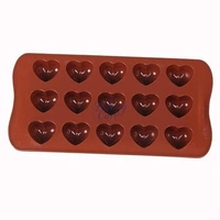 The Baking Curv Heart Dot Shape Silicone Chocolate Mould – Non-Stick Tray for Mini Candies, Garnish & Dessert Decoration