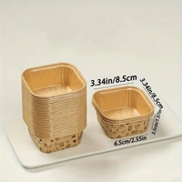 Direct Brownie Baking Cup with Lid – Oven-Safe, Greaseproof, Disposable | The Baking Curv - Pack Of 25