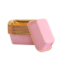 Direct Baking Mini Plumpy Loaf Mould Metalic -100gms (10 Pcs Packet)