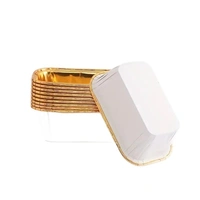 Direct Baking Mini Plumpy Loaf Mould Metalic -100gms (10 Pcs Packet)