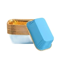 Direct Baking Mini Plumpy Loaf Mould Metalic -100gms (10 Pcs Packet)