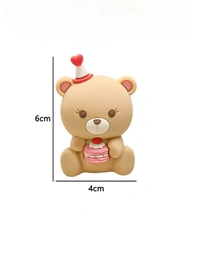 The Baking Curv Pack of 4 Teddy Bears – Ideal for Gifting, Return Gifts & Baby Showers