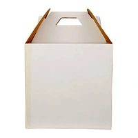 The Baking Curv Tall Tier Cake Box 14x14x14 Inches – Sturdy Food-Grade Box for Tall & Tiered Cakes - 14x14x14