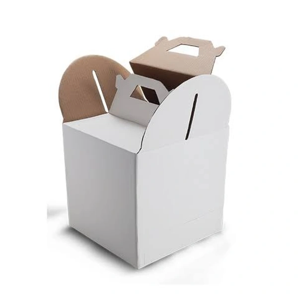 The Baking Curv Tall Tier Cake Box 12x12x12 Inches – Sturdy Food-Grade Box for Tall & Tiered Cakes - 12x12x12