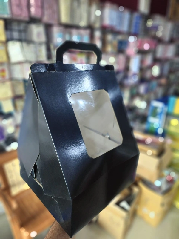 The Baking Curv 12 Inch Triangle Tall Cake Box – Unique & Sturdy Box for Designer Cakes and Slices