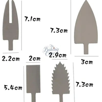 The Baking Curv: Icing Palette Knife & Vegetable Carving Tool Set - Pro Cake Decorating Knives