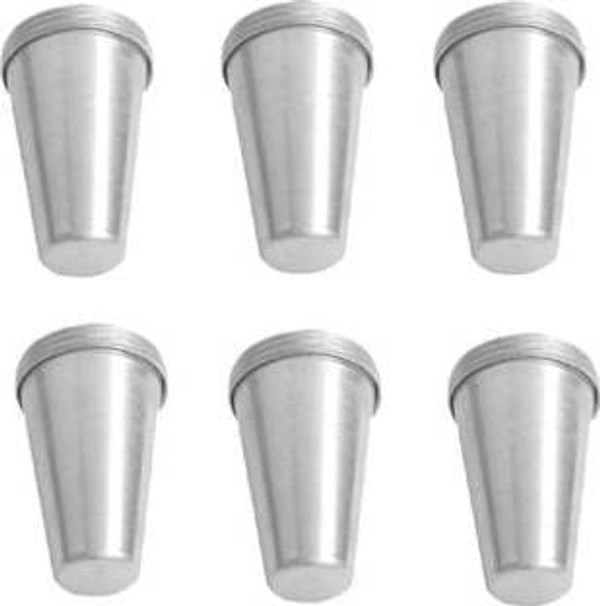 The Baking Curv Aluminium Kulfi Mould Set – Pack of 6 Reusable Moulds for Ice Cream & Frozen Desserts