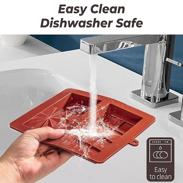 The Baking Curv 2 in 1 Deep Kunafa Chocolate Geometric & Classic Design Silicone Mould | Pistachio Kunafa Chocolate Bar Mould