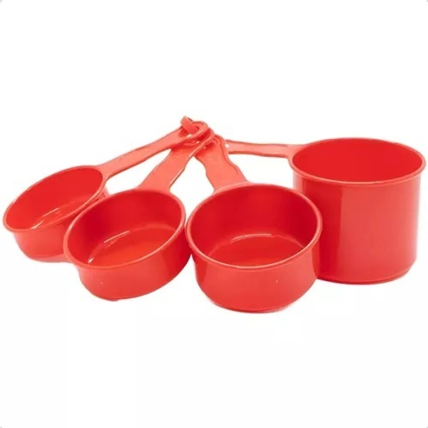 The Baking Curv Eco Measuring Cups Set – 4pcs Plastic Measuring Set for Baking & Cooking