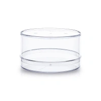 THE BAKING CURV ACRYLIC ROUND TUB N54 200ML | Tiramisu